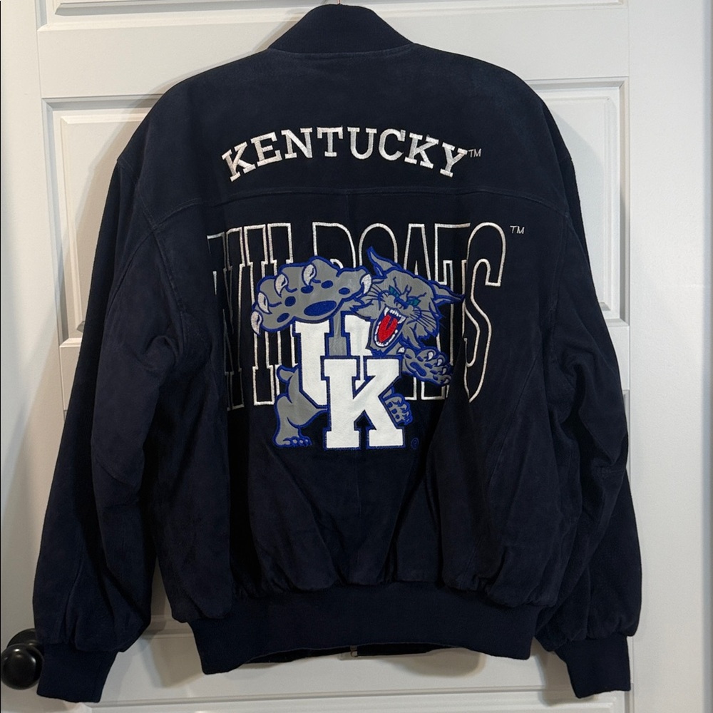 vintage University of Kentucky Wildcats bomber letterman-style jacket medium